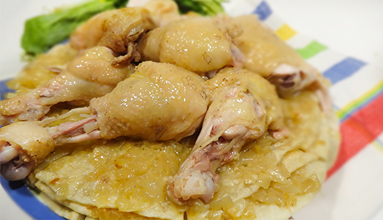 Чепалгаш с луком и курицей