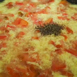 Даньхуатан томатный с яйцом (Egg Drop Soup)