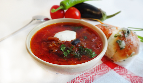 Ukrainian Hetman borscht