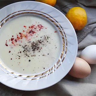 Греческий суп Авголемоно (Avgolemono soup)
