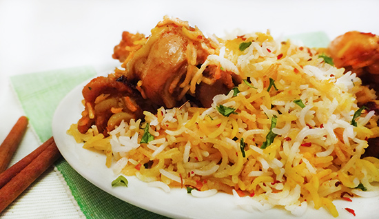 Хайдерабадский бирияни с курицей (Hyderabadi Chicken Biryani)