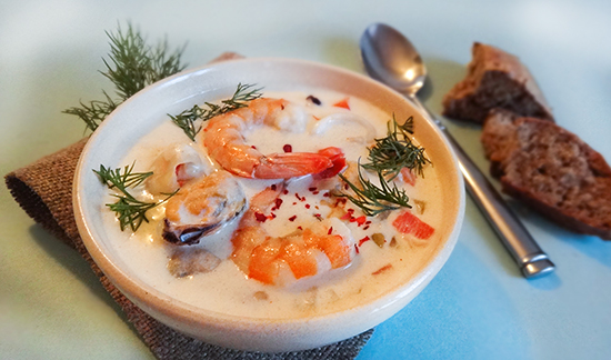 irish seafood chowder