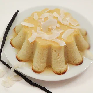 Кокосовый флан с ромом (Coconut Flan)