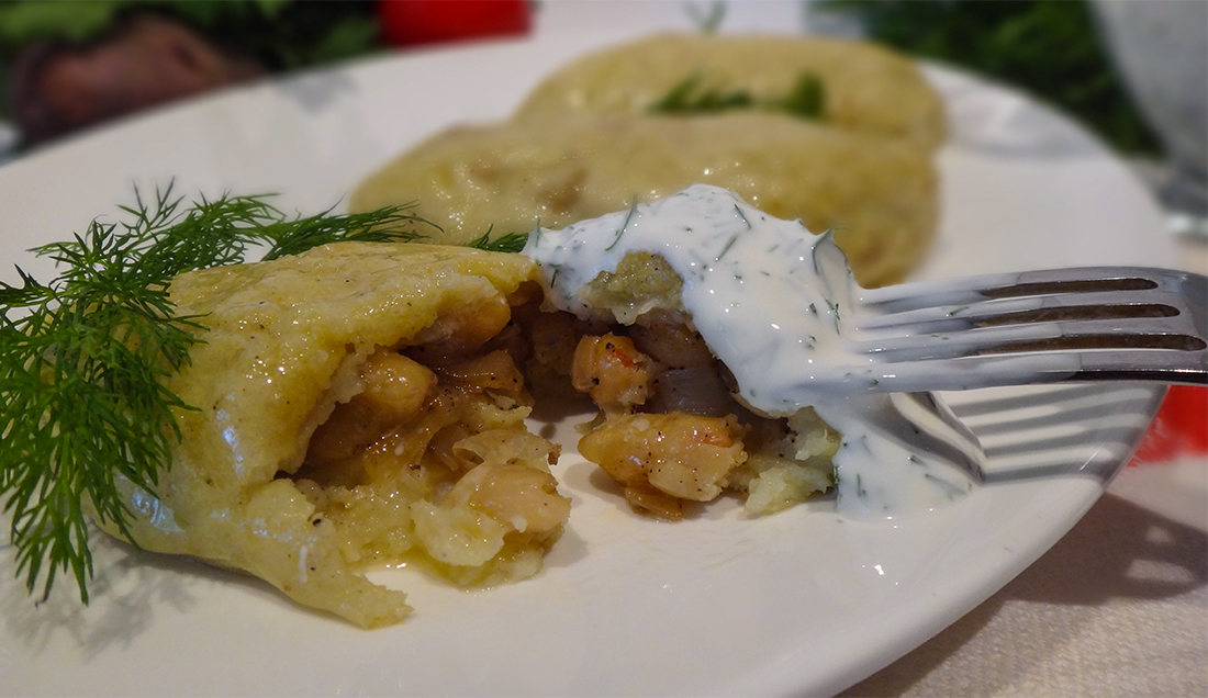 Комовики с фасолью