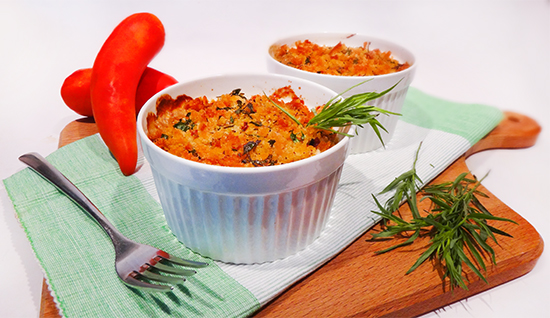 Turkey and Tarragon Crumble