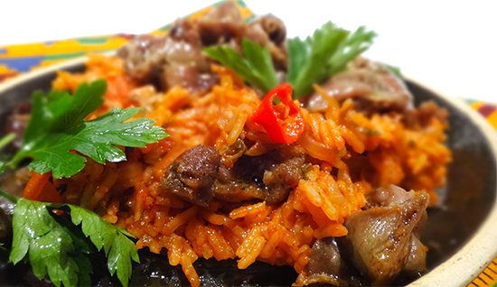 Кухня Ганы (Jollof Rice)