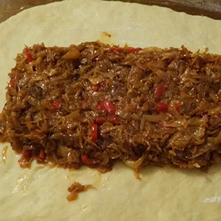 Кулебяка с капустой (Russian Cabbage Pie «Coulibiac»)