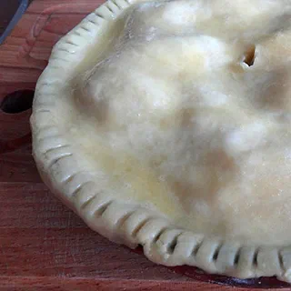 Куриный пот-пай в кеци (Chicken pie in a clay pan «ketsi»)