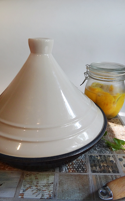 тажин из курицы с солёными лимонами (тagine with Salted Lemons)