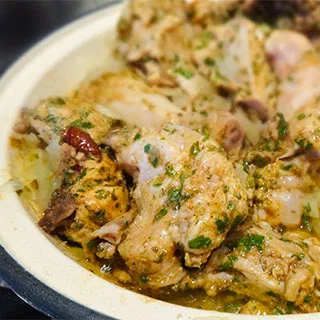 Марокканский тажин с солеными лимонами и оливками (Moroccan Chicken, Salted Lemon and Olives)
