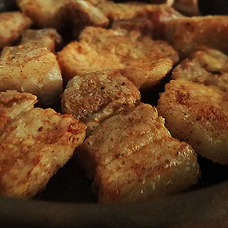 Оджахури со сванской солью (Ojakhuri with Svanetian Salt: Pork and Potatoes)