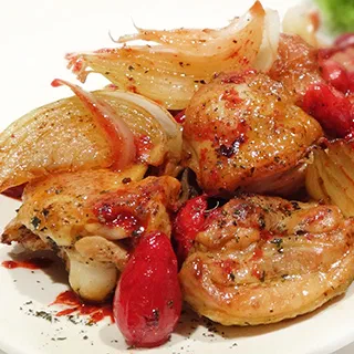 Овришта: курица с кизилом (Azerbaijani Chicken with Cornelian cherries – Ovrishta)