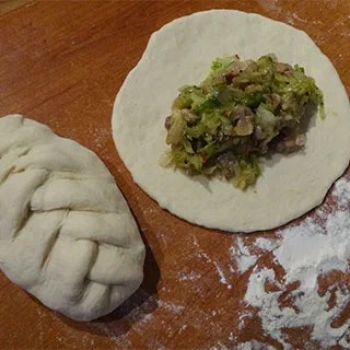 Пигоди с капустой и мясом (Dumplings with Meat and Cabbage)
