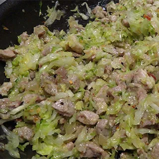 Пигоди с капустой и мясом (Dumplings with Meat and Cabbage)