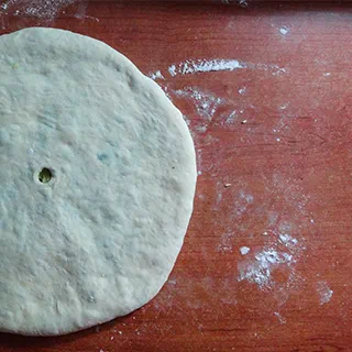 Пирог с молодым сыром и зелёным луком (Pie with Cheese and Green Onions)