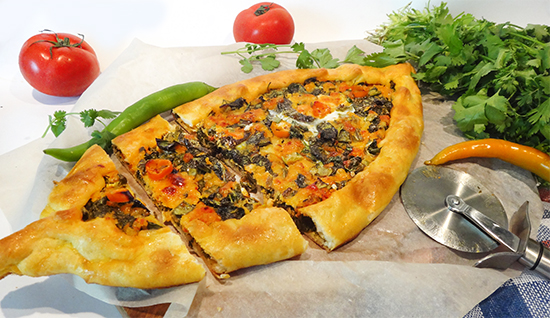 Пиде с сыром (Peynirli Pide)