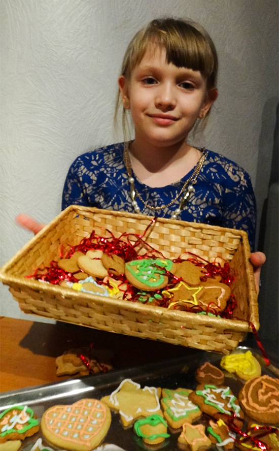 Готовим с Евой новогоднее печенье