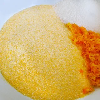 Солнечный кекс: полента и апельсины (Sunny Polenta Cake with Orange)
