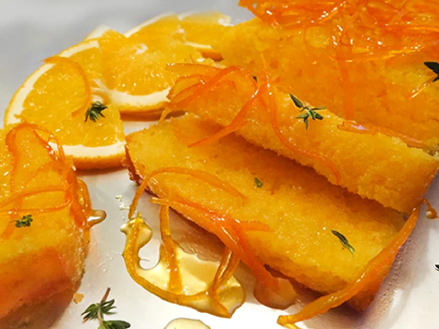 Солнечный кекс: полента и апельсины (Sunny Polenta Cake with Orange)