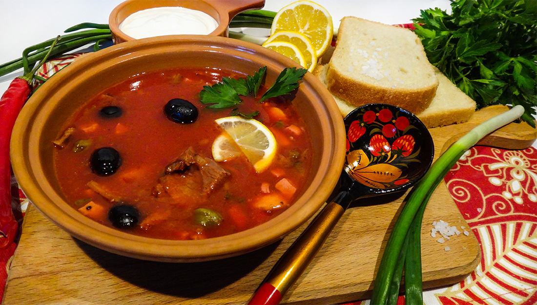 Russian Meat Soup – Solianka