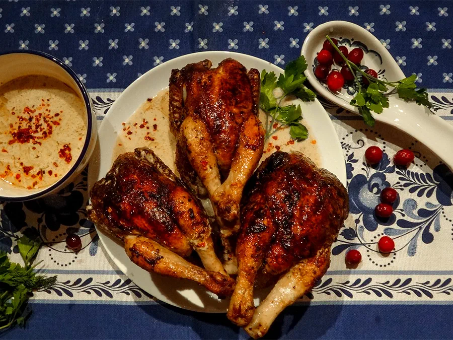 Цыплята по-польски (Petits Poulets а La Polonaise)
