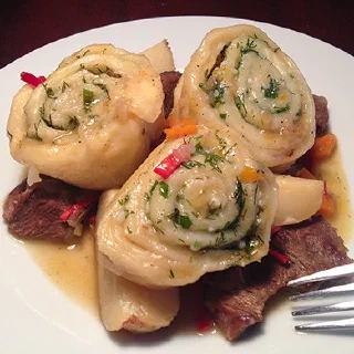 Украинские нудли (Halusky)