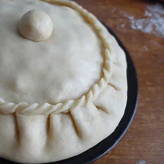 Зур Бэлеш с мясом и картофелем (Tatar Big Pie – Зур-Белеш)