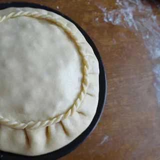 Зур Бэлеш с мясом и картофелем (Tatar Big Pie – Зур-Белеш)