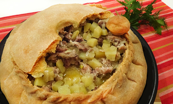 Зур Бэлеш с мясом и картофелем