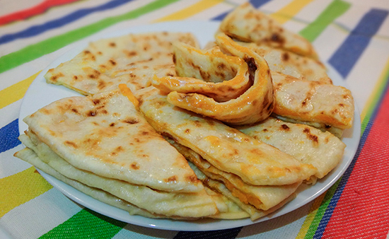 Хингалш – лепешки с тыквой (Chechen Hingalsh)