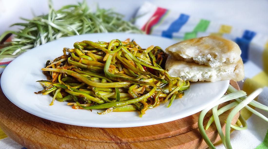 Черемша с томатной пастой (Ramson with Tomato Paste)