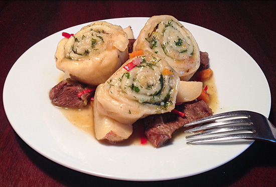 Украинские нудли (Halusky)